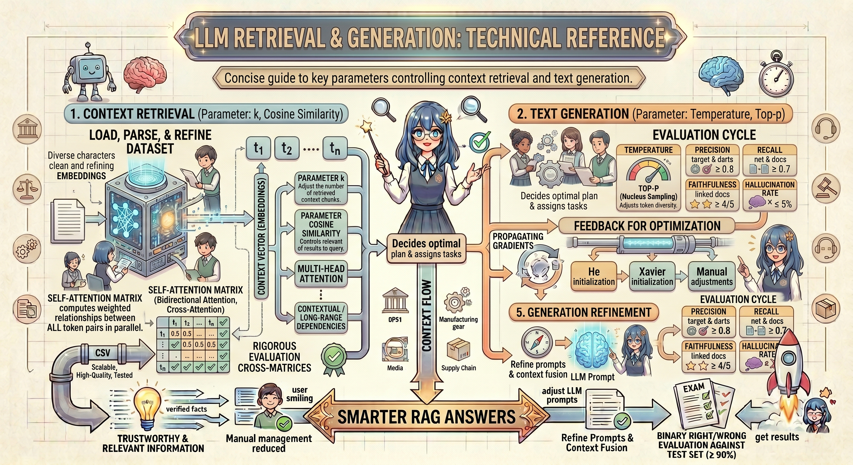 Retrieval & Generation Parameters: A Practical Reference Card